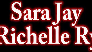 Twerking Lesbians Sara Jay & Richelle Ryan Get Together To Masturbate!