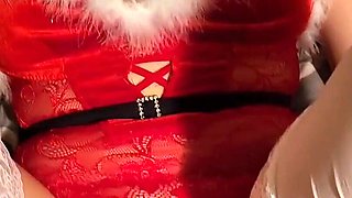 Full Christmas Lingerie set and Video
