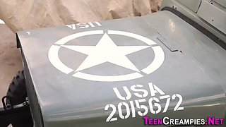 Creampied teen fucked