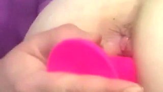 Tied up Hubby Dominates Her Pussy and Gives Her a Little Spanking She Deserves