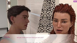 Stepbrother's Wife Jennifer Caught Masturbating in the Bathroom - Full HD Uncensored Scene