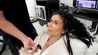 Behind the Scene from Super cute brazilians Mih Ninfetinha gets