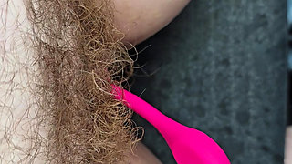 Dirty Whore Toys Her Cunt To Squirting Orgasm In Random Parking Lot.
