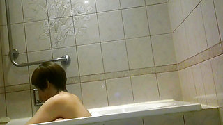 Mature Beautiful Mature Woman Bathtub Flirting Raw Sex Play