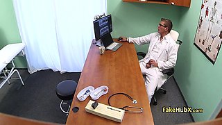 Patient finished horny doctor in hospital