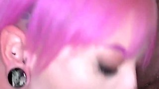 Truly Amazing Bukkake with Inked Babes Piggy and Rosa Part 1