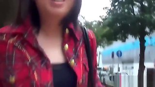 Fetish asian teenager peeing