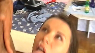 Cum Eating German Babe Really Knows How to Suck Cock