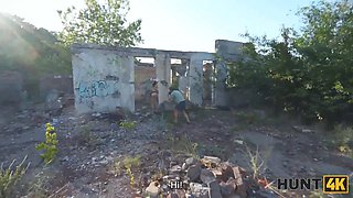 Sam Vip4K & Eva tender get wild in public ruins & fuck their BF Jeffry Jackson