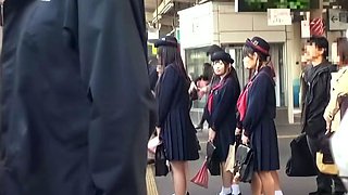 Japanese teen loving hardcore group sex