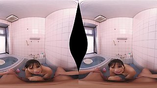 Attractive asian cougar VR memorable adult scene