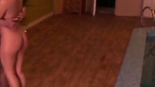 Blond girl hard anal German
