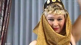 The German Belly Dancer And Fisted Mature Woman Gets Cum From Bald Man