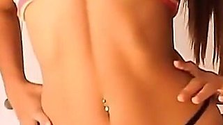 Playing a Pink Dildo with My Busty Latina Stepsister