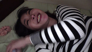 Kazusa, Middle-aged Couple Have Kinky Creampie Fetish Sex in POV