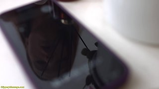Skinny Flexi 18yo Teen Gets Slippery Ass Stretched