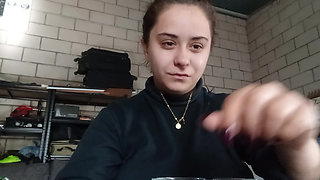 PAWG Girl Smoking Slim Cigarette