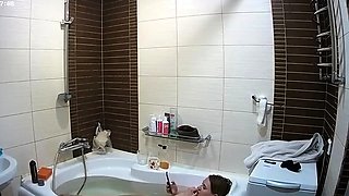 Lewd amateur brunette teen meg davis webcam masturbation