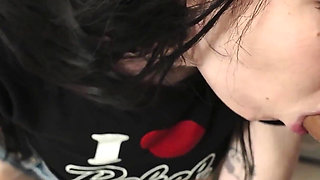 Real Whore Deep Big Dick Face Fucked