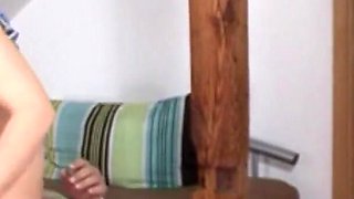 Brunette chubby mature gets fucked and creamed on her shaved pussy