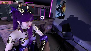 Zi Yan 3D Temptation: Goddess of Curves - 3D Animation