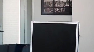 Babysitter Comforts Her Sad Laid-off Boss by Spitting on His Dick Until He's Happy Again