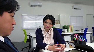 Asian big tit babe blowjob