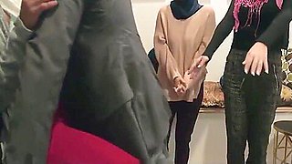 Three Muslim Teens Monica Sage Sophia Leone And Audrey Royal Have American Style Bachelorette Party Fucked By Black Stripper