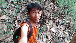 I'm lost in the woods waiting for a handsome guy with a big dick