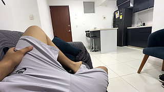 I help my sexy stepsister out of the bathroom who got locked up, in exchange she lets me fuck her hard in her tight ass with my huge cock