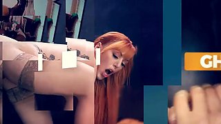 GloryholeSecrets - Juicy Brunette Swallows Tons Of Cum At The Gloryhole