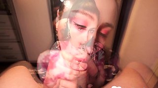 GF Goes Wild Sucking My Dick in Hot POV Action