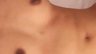 Cute Asian with Nice Body with Hairy Pussy Gets Smashed by Hard Cock