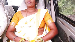 Indian Maid Car Sex with House Owner. Telugu Dirty Talks.