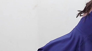 Sexy Skinny Girl Sucking and Facial in the Gloryhole