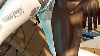 3D Big Boobs Cosplay Model Naked Her Perfect Boobs Got Fucked by BBC