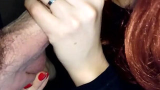 Huge Cumshot with Glasses