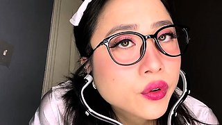 Kimmy Kalani ASMR JOI - Asian Nurse Gets Sperm Sample