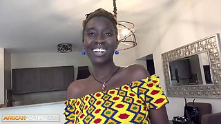 Hot African model tricked into fucking casting producer to get booked! - Alexis crystal