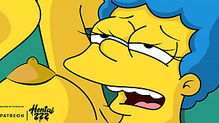 HOMER IS CHEATED MARGE FUCKS CARL CARTOON PORN