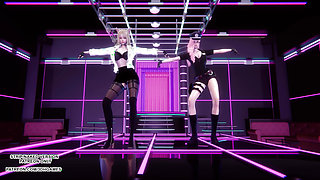 MMD Fifth Harmony - Worth It Ahri Seraphine Sexy Hot Dance 4K
