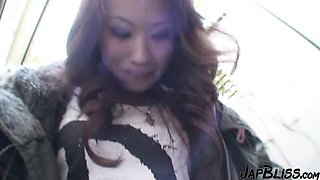 Energetic chick's asian movie