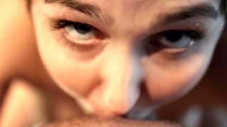 Stepmom Fucks Stepson - Hot MILF Blowjob & Pussy Action