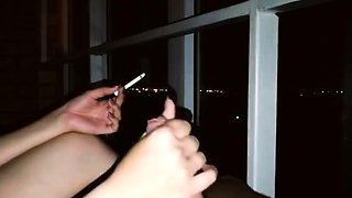 Smoking Handjob