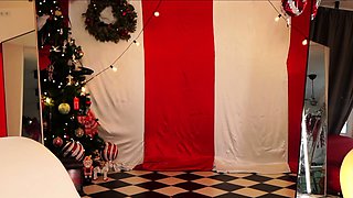 Stacked brunette goes solo toys and masturbation