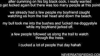 Amateur couple outdoor interracial sex
