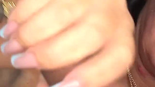 Big Booty MILF Sucks and Swallows BJ POV