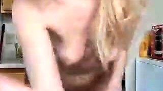 Skinny Blonde Teen Anal amp Vaginal Toys DP