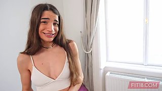 French Student Candie Luciani Offers Anal Creampie To Use Gym - POV 60FPS