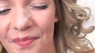 Ally Brooks Triple Feature Compilation - 3 Complete Blowjob Scenes!